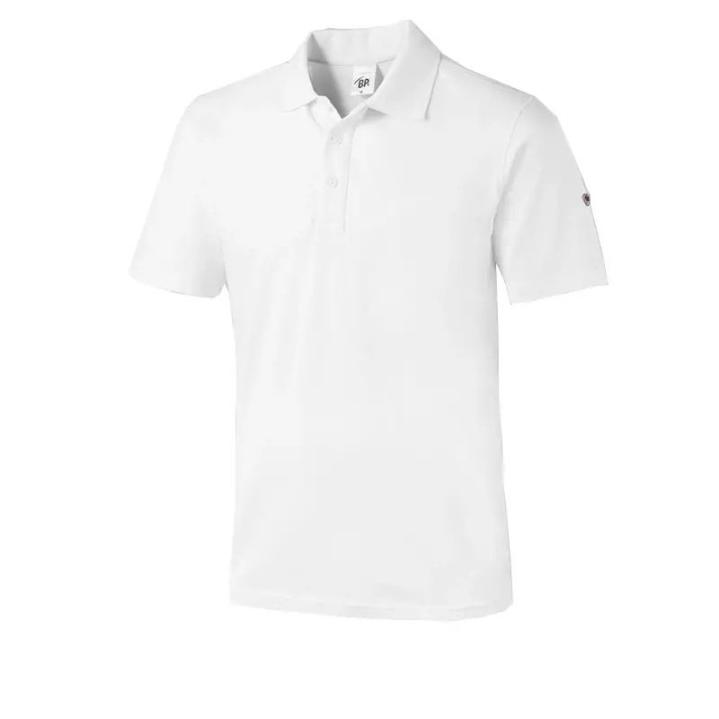 BP 1712-230-21 polo unisex wit