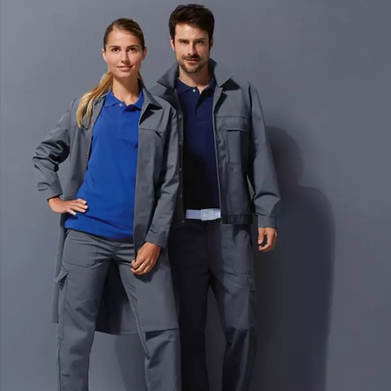 BP 1673-500-13 foodjas lang unisex koningsblauw