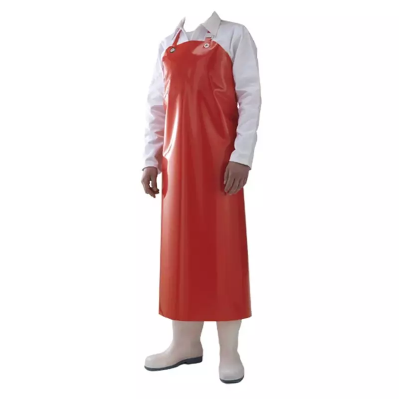 Manulatex Delta schort PU 300 mu 90x115 cm rood