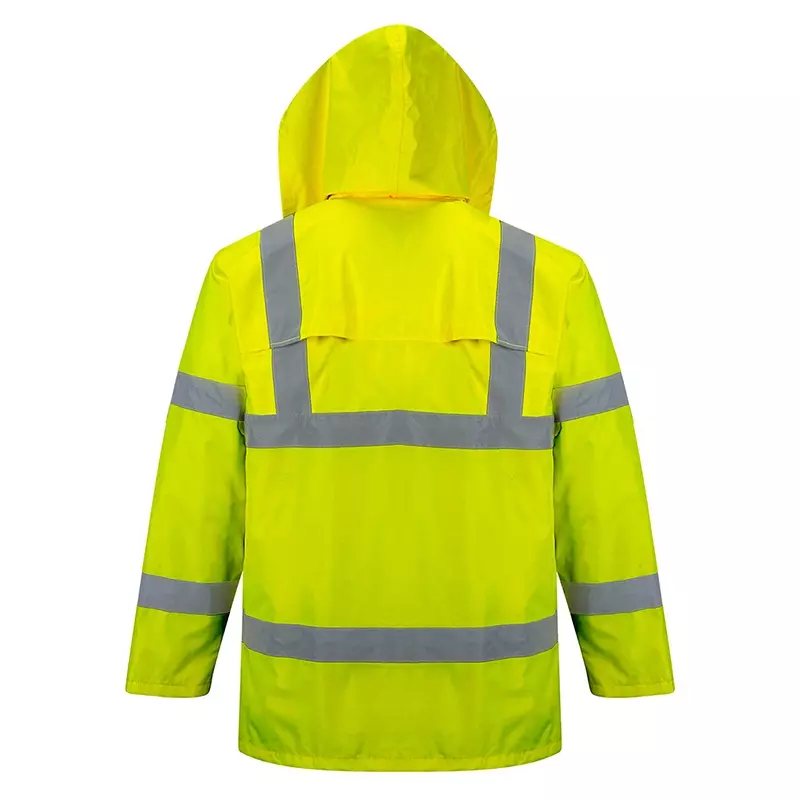 Portwest H440 Hi-Vis regenjas met capuchon fluo geel