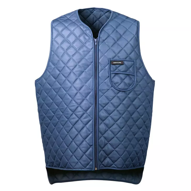 Thermo-vest polyester marineblauw
