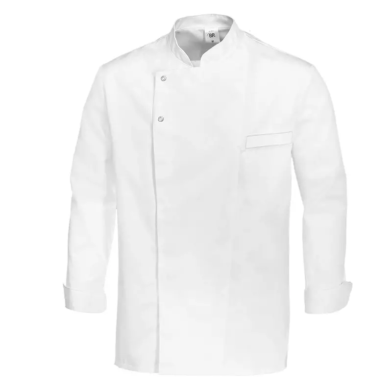 BP 1547-400-21 Koksbuis lange mouwen wit