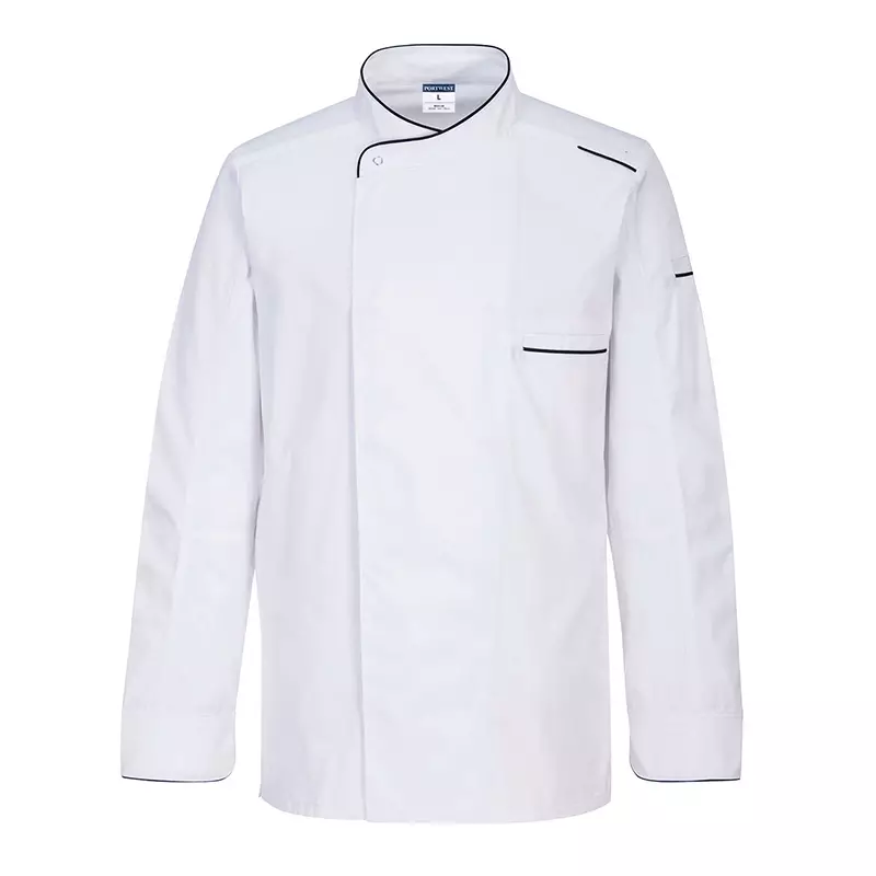 Portwest C835 koksbuis lange mouw wit