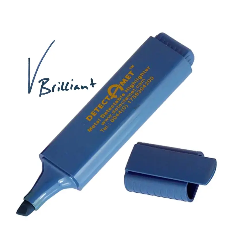 Detectamet markeerstiften detecteerbaar fluorescerende inkt set 5 stuks