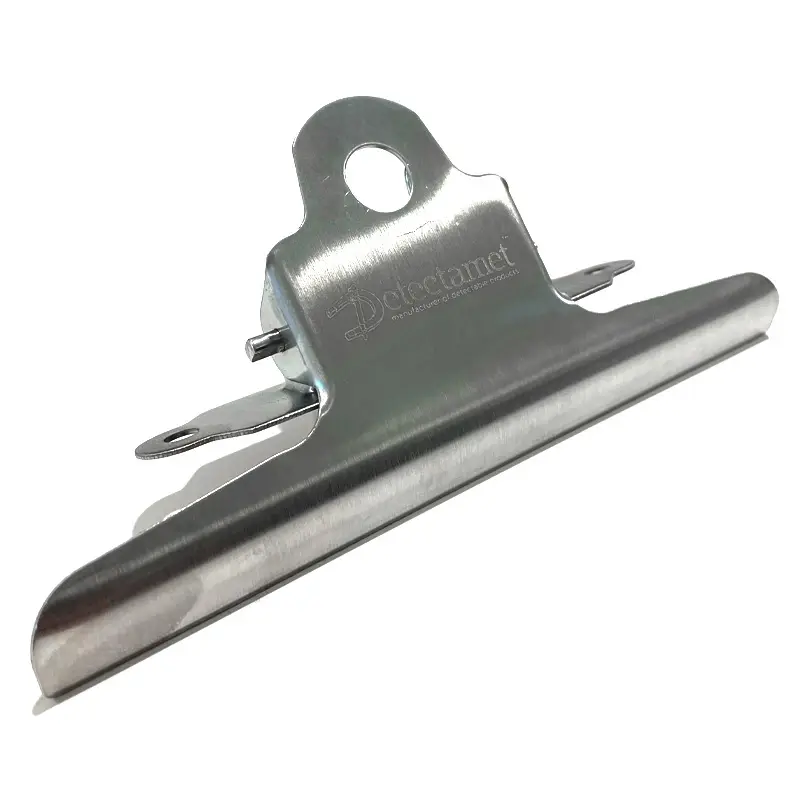 Detectamet RVS papierklem voor klembord of wandmontage