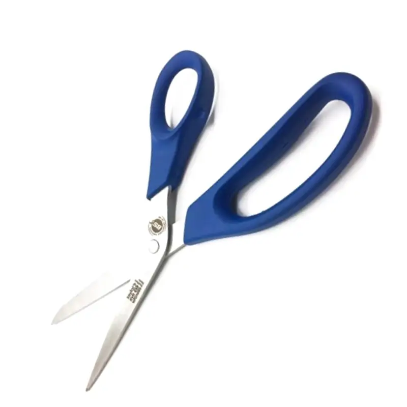 Schaar RVS detecteerbaar 230 mm blauw