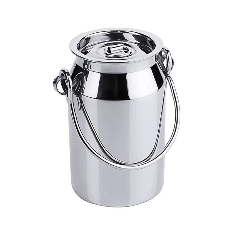 Karnton met deksel RVS 18/10 Ø13,5x18,5 cm 2 liter