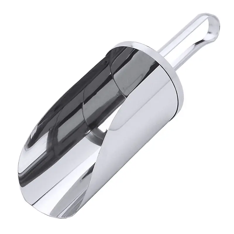 Handschep met vlak handvat RVS 18/10