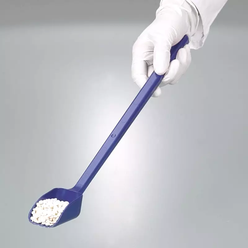 Bürkle monsterschep detecteerbaar steriel PS lang handvat blauw 50 ml