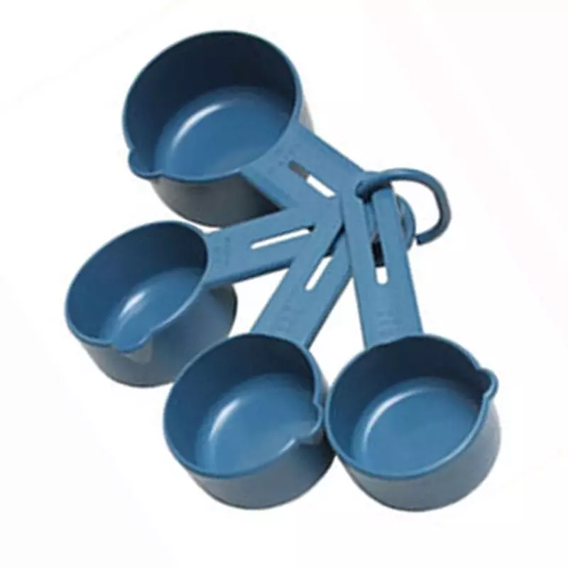 Maatbekers detecteerbaar 60-80-125-250 ml blauw