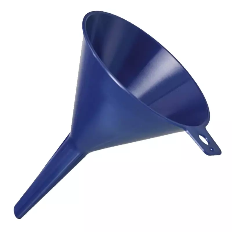 Burkle trechter detecteerbaar steriel 100 mm - 10 mm blauw<linebreak>