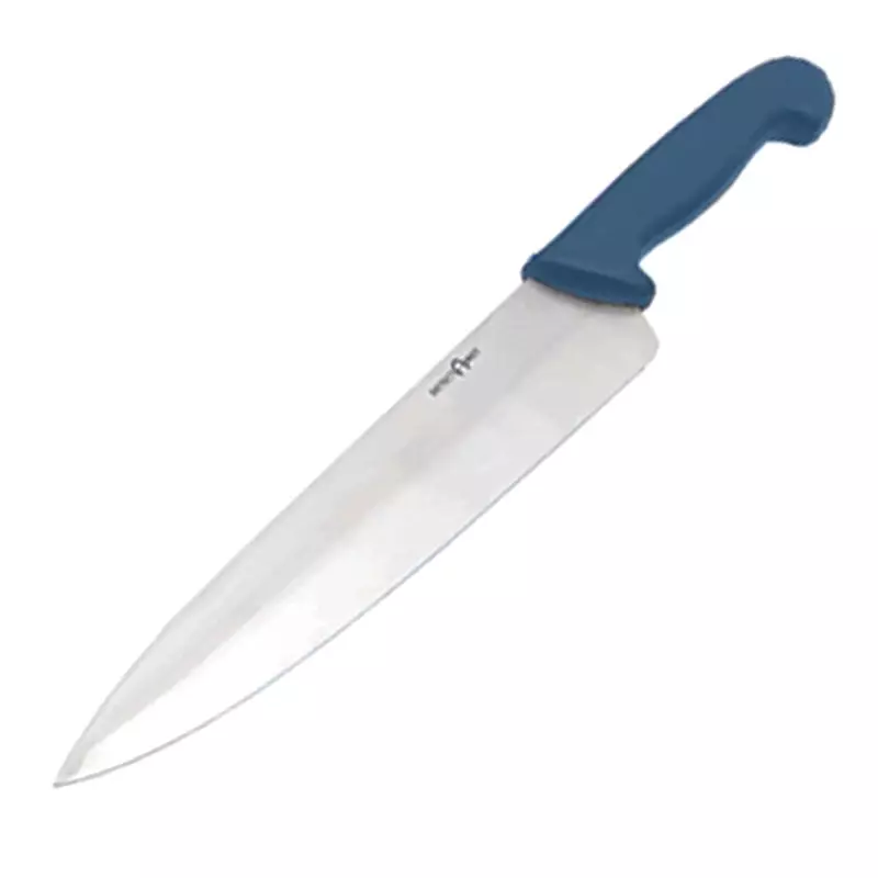 Koksmes detecteerbaar 25 cm blauw