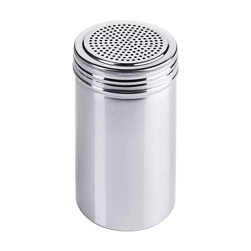 Strooier RVS met schroefdeksel 2 mm gaten 300 ml