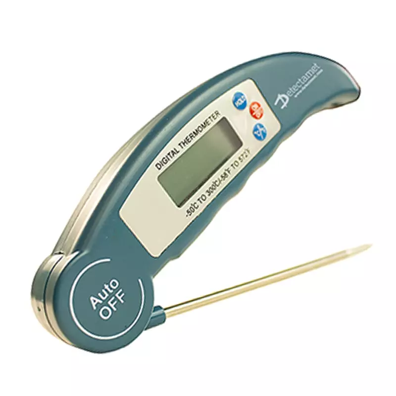 Detectamet voedselthermometer detecteerbaar digitaal met insteekvoeler blauw