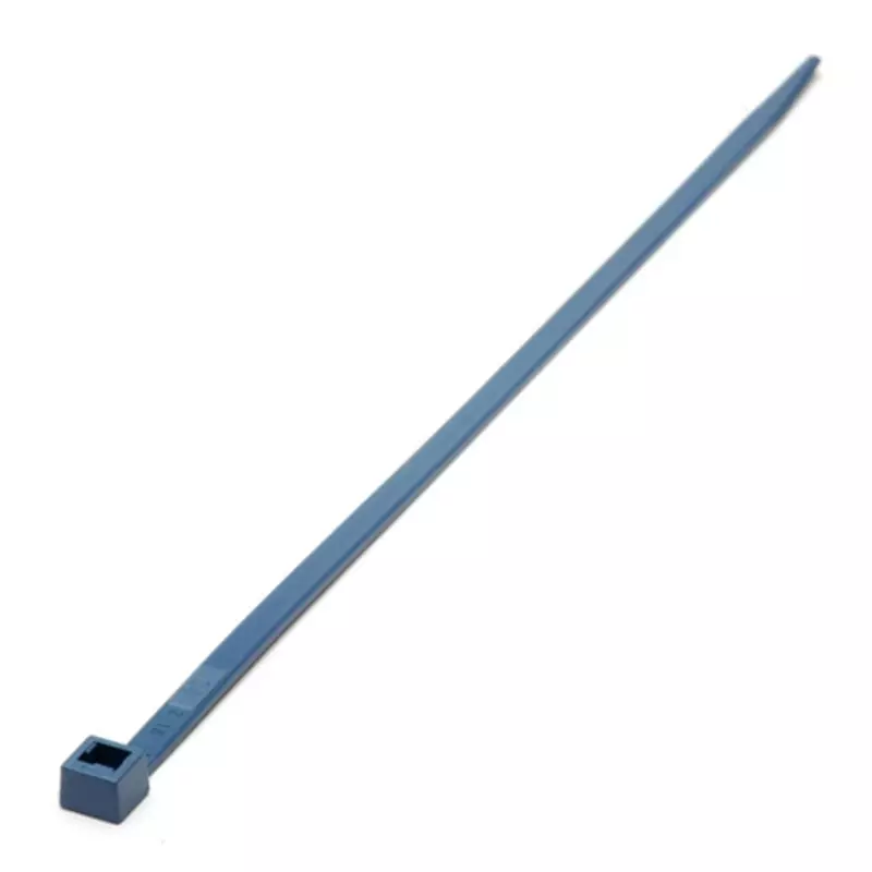 Bundelband detecteerbaar PA66 100x2,5 mm blauw