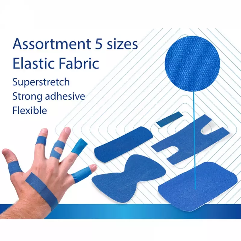 Detectaplast 8142EPH Elastic pleisters detecteerbaar blauw 5 formaten