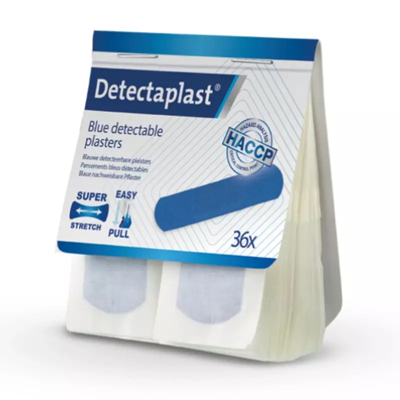 Detectaplast Elastic Tear&Wear pleisters detecteerbaar 25x72 mm