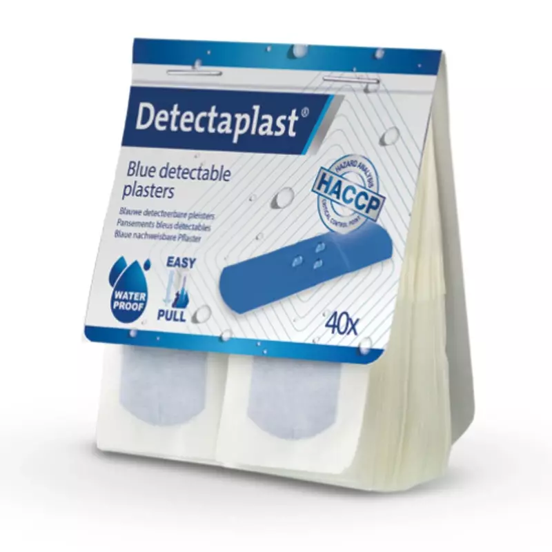 Detectaplast 8141PD waterproof Tear&Wear pleisters detecteerbaar 25x72 mm