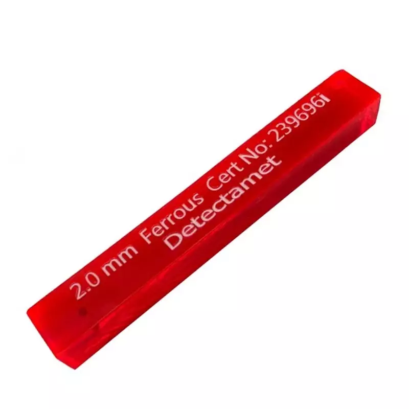 Metaaldetectie teststick FE rood