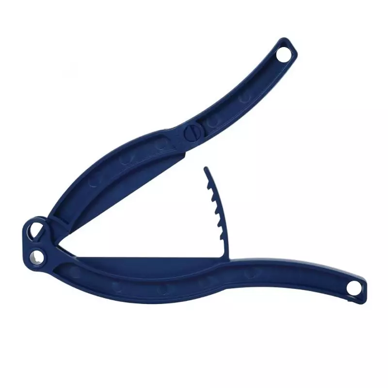 WeLoc Gripper POM 100 FD zakafsluiter detecteerbaar 100 mm seal-lengte blauw