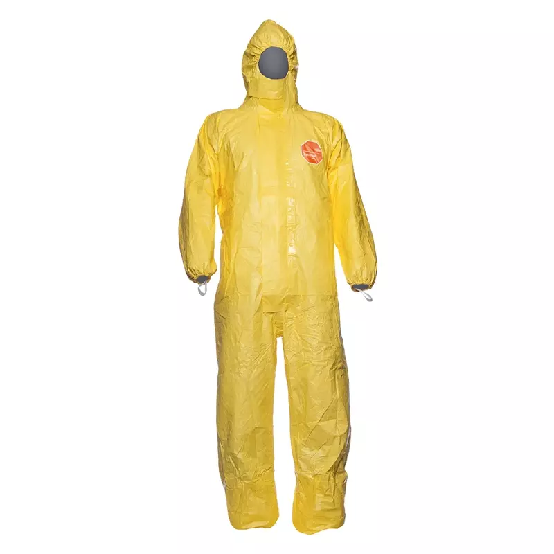 DuPont Tychem 2000 C CHA5 wegwerpoverall met capuchon geel