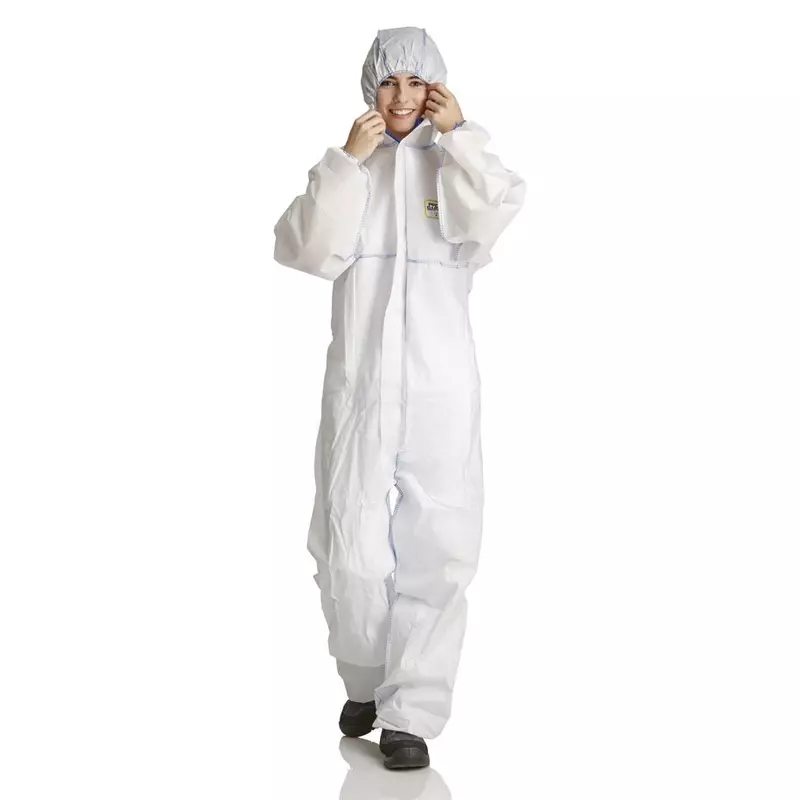 ProSafe LIGHT wegwerpoverall met capuchon wit