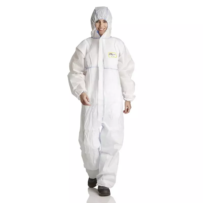 ProSafe LIGHT wegwerpoverall met capuchon wit