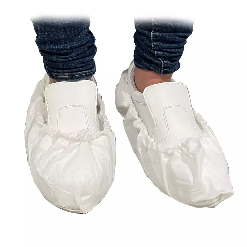 Hycare disposable overschoen met antislipzool CPE 41 x 17 cm wit
