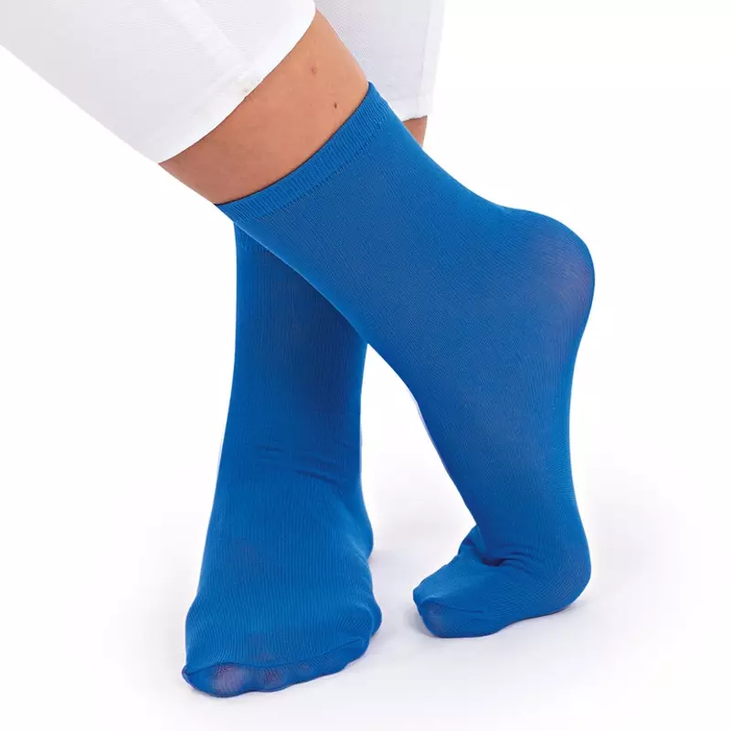 Disposable sok hoog polyamide blauw