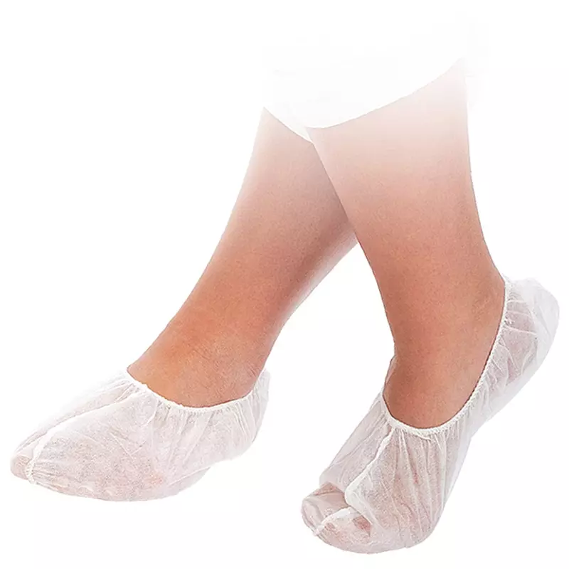 Disposable sok bowling non-woven polypropyleen wit