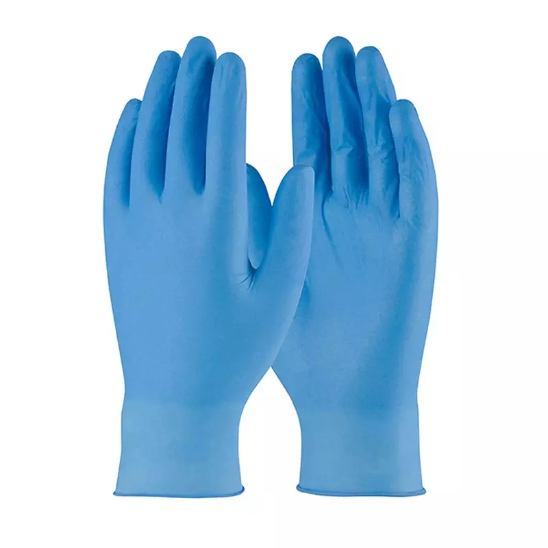 Hycare disposable handschoen latex gepoederd 240 mm blauw