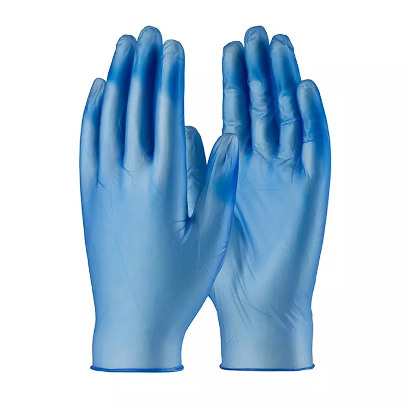 Hycare disposable handschoen vinyl ongepoederd blauw