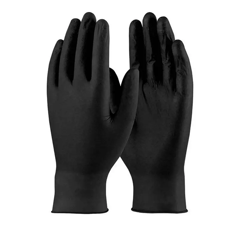 Hycare disposable handschoen nitril ongepoederd 240 mm zwart