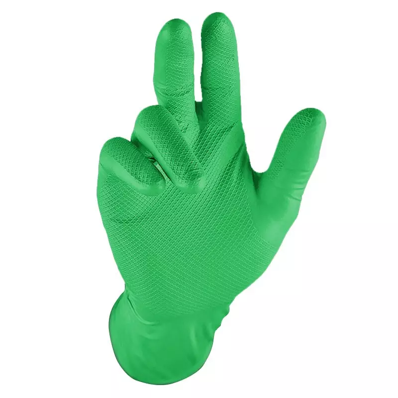 Grippaz 306GR disposable handschoen nitril chemiebestendig 300 mm groen