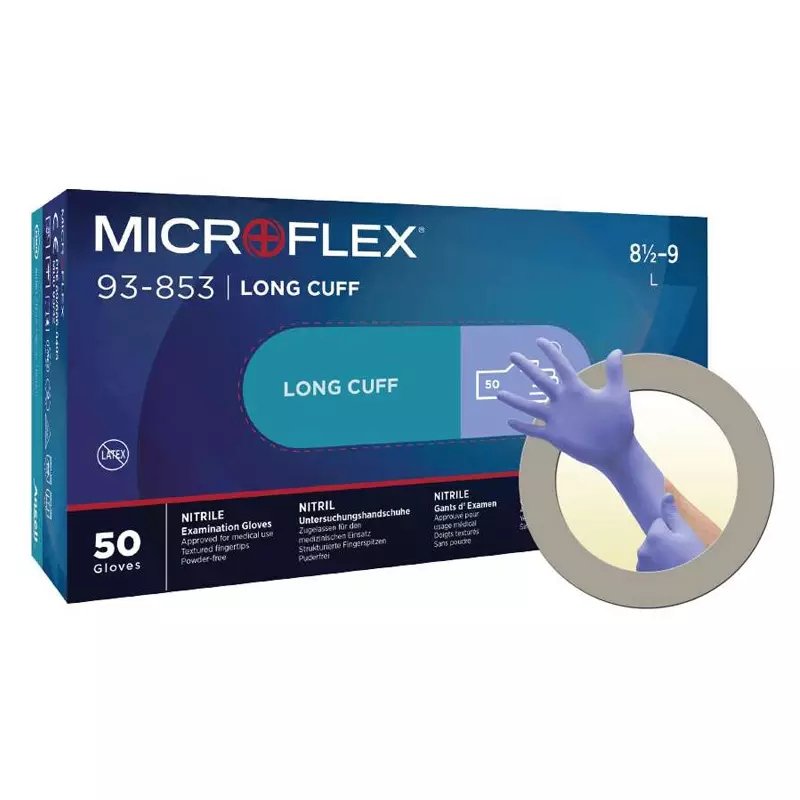 Ansell Microflex 93-853 disposable handschoen nitril chemiebestendig
