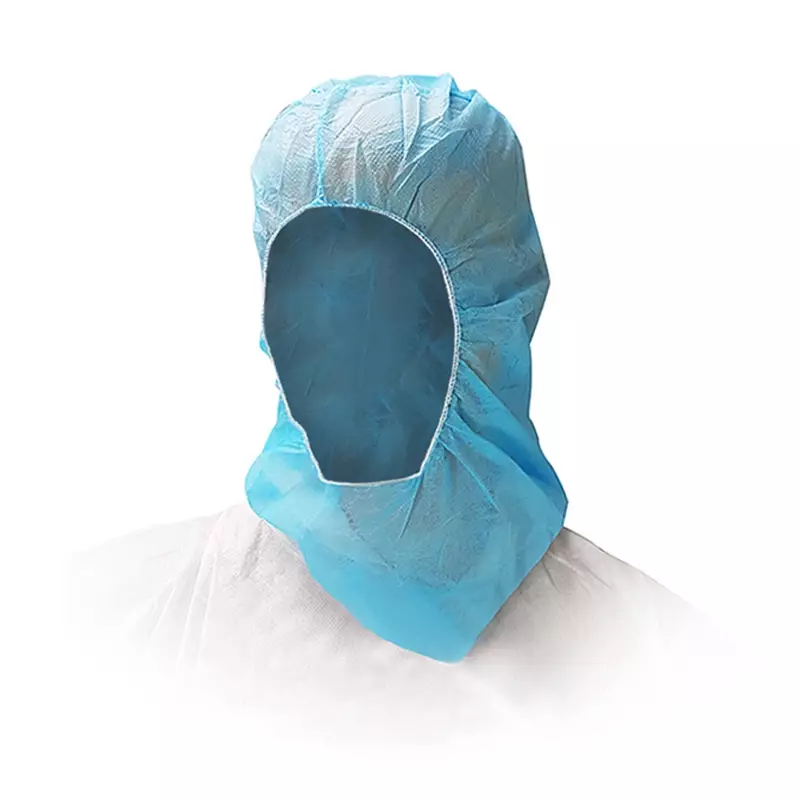 Hycare disposable hoofdkap non-woven astrocap polypropyleen blauw