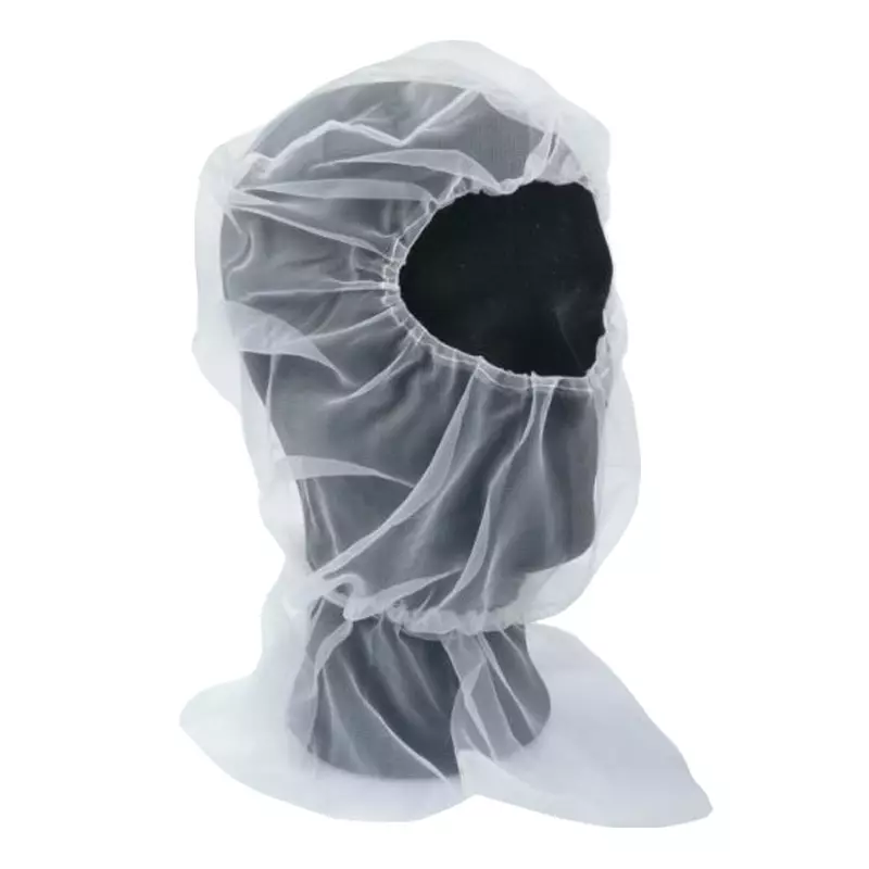 Disposable hoofdkap nylon micromaas astrocap super fijne mazen wit