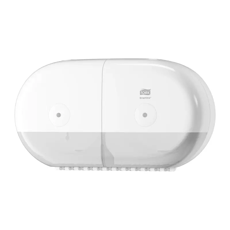 Tork 682008 SmartOne Twin Mini toiletpapier dispenser Elevation T9 zwart