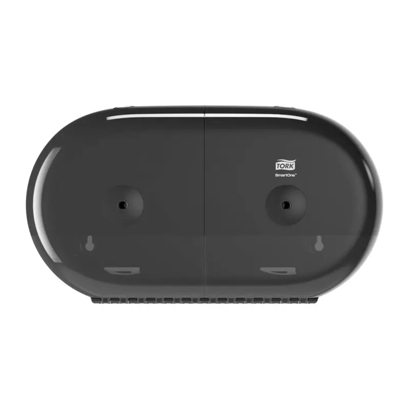 Tork 682008 SmartOne Twin Mini toiletpapier dispenser Elevation T9 zwart