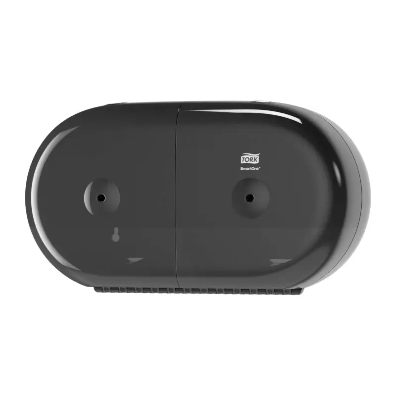 Tork 682008 SmartOne Twin Mini toiletpapier dispenser Elevation T9 zwart