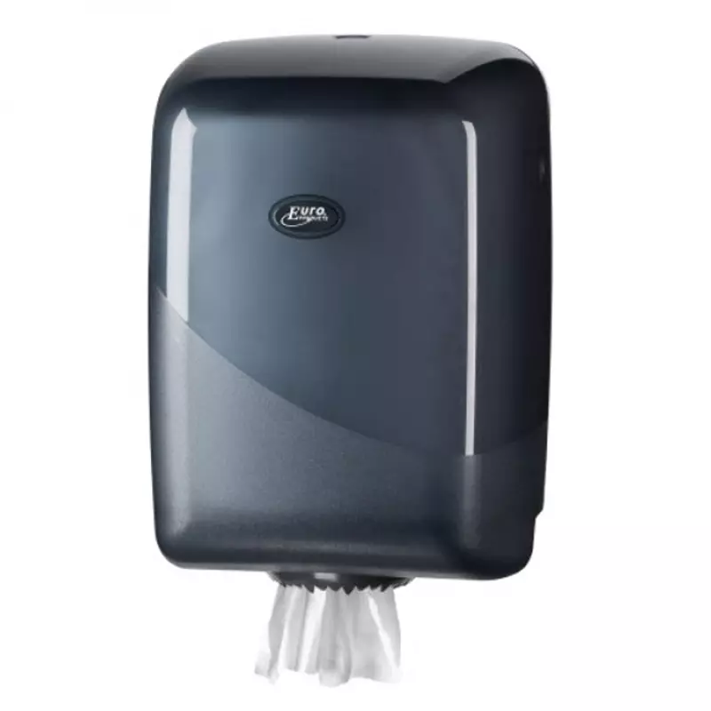 Euro Products Pearl Black Midi poetsroldispenser