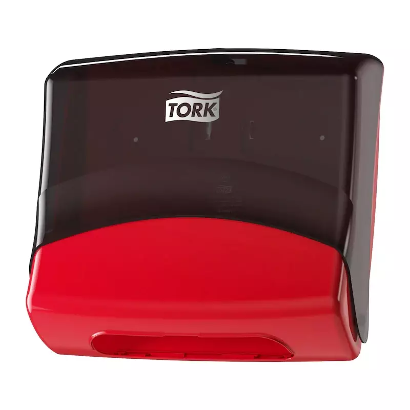 Tork Performance gevouwen reinigingsdoek dispenser W4 turquoise/wit