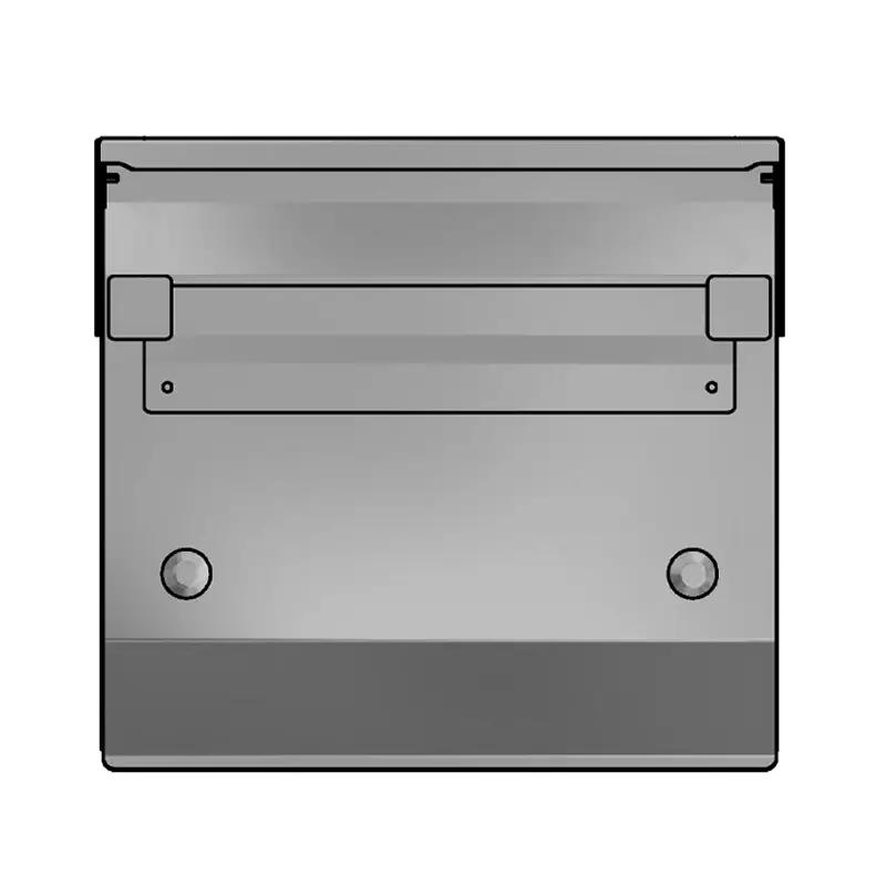 Dispenser RVS voor poetsdoekrol Blue Tex