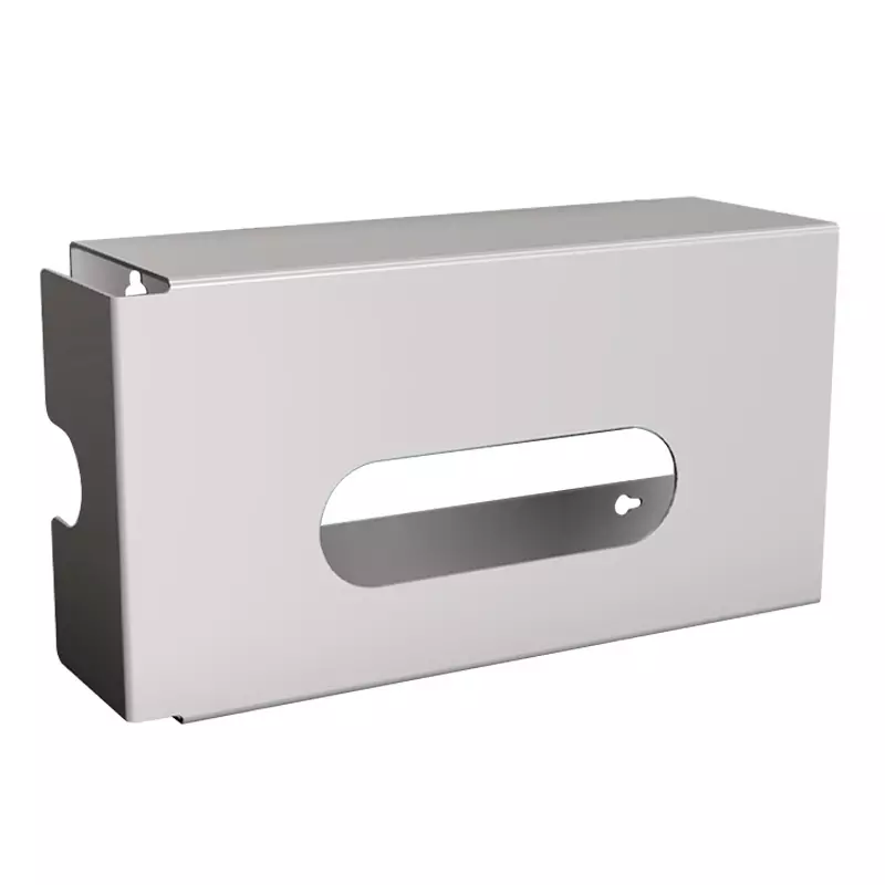 Handschoendispenser RVS horizontaal voor 1 dispenserdoos