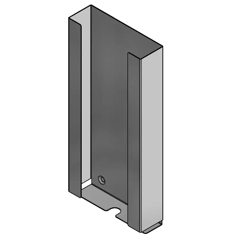 Handschoendispenser RVS verticaal voor 4 dispenserdozen
