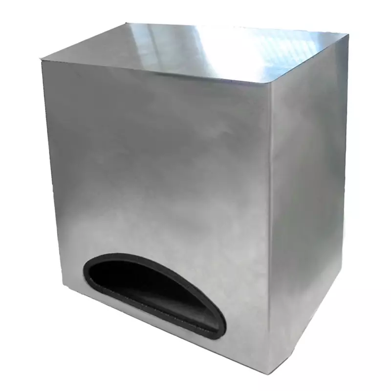 Dispenser universeel RVS met uitgiftesleuf