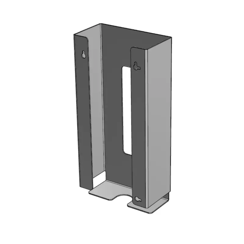 Dispenser RVS horizontaal voor veterinaire handschoenen