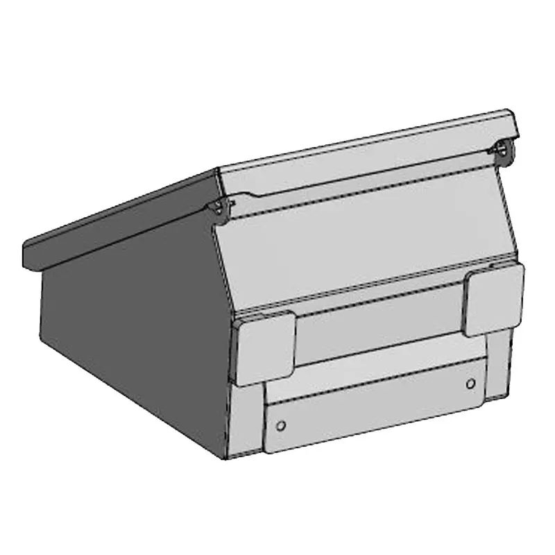 Dispenser universeel klein RVS 150x150x44-131 mm