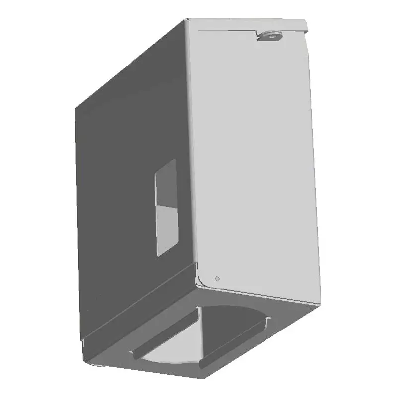 Dispenser RVS zichtvenster voor mondmaskers
