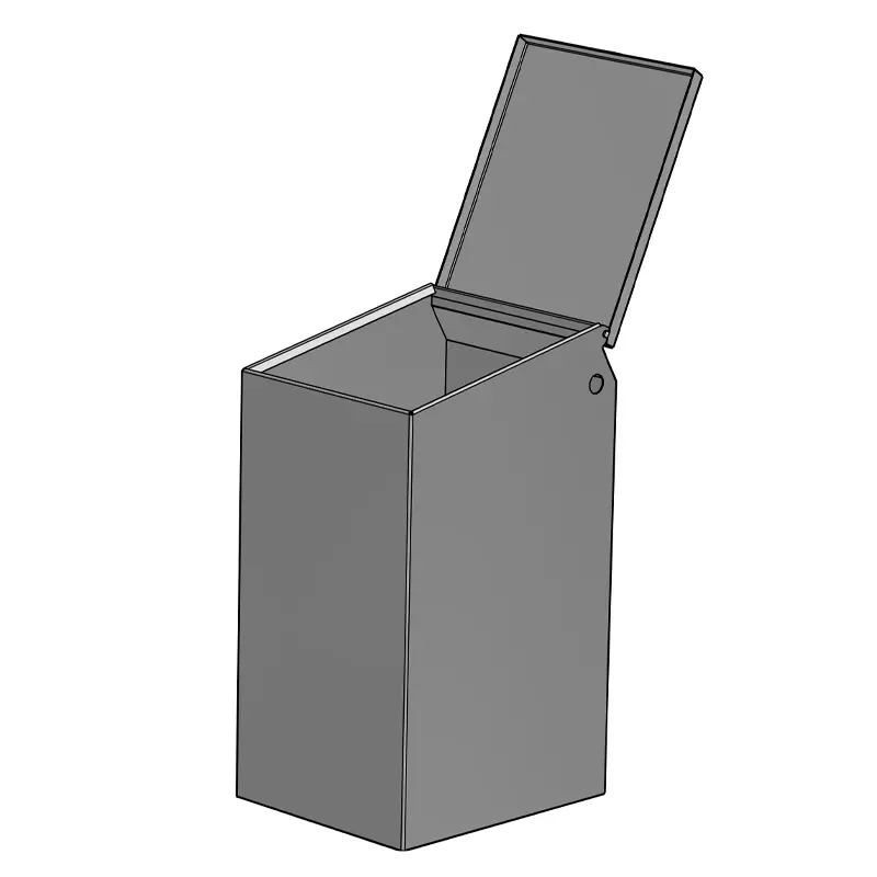 Jerrycanhouder RVS met gat voor 10 liter / 20 liter jerrycan